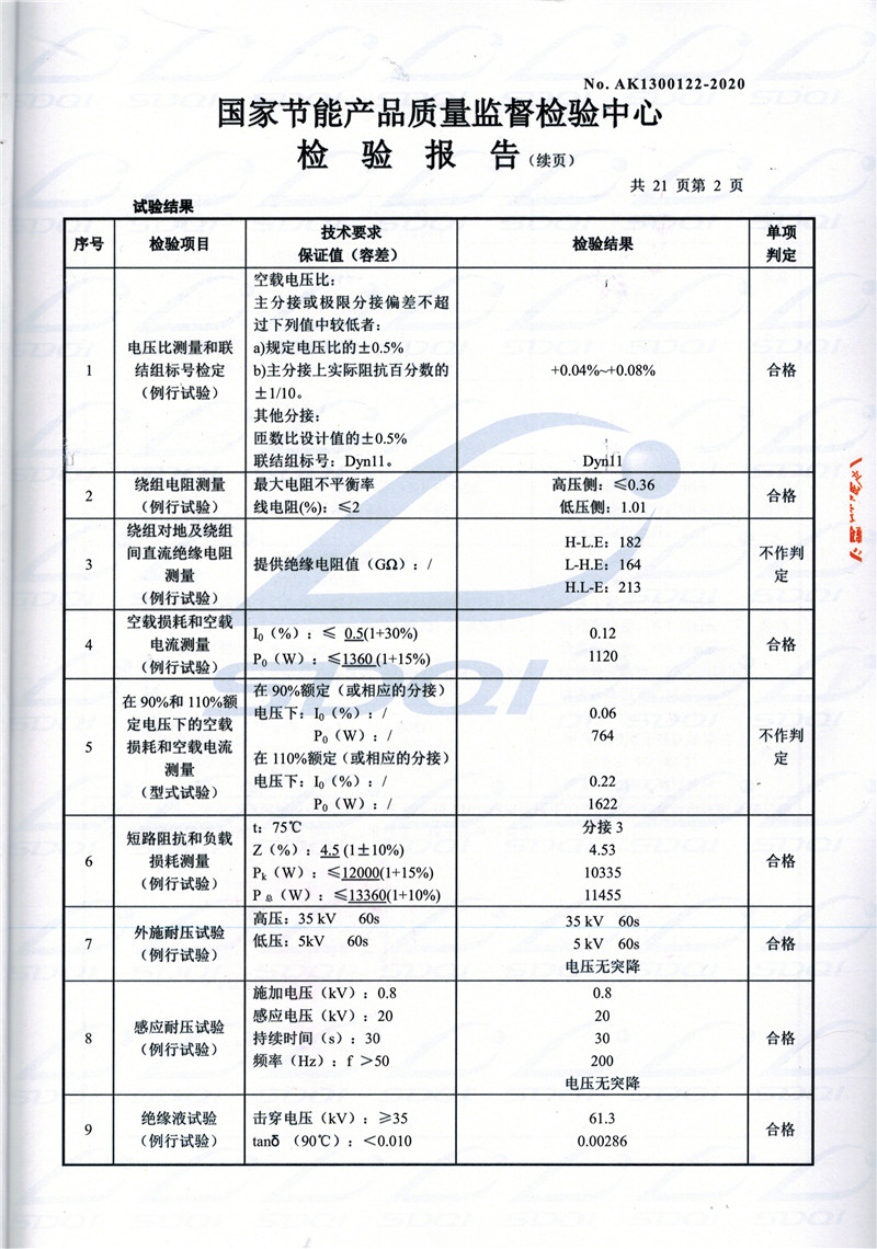 高低压试验报告-S11-1250浦北浦北浦北油浸式变压器-2.jpg